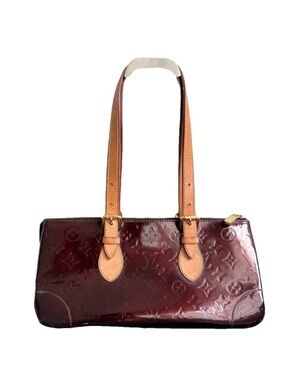 Louis Vuitton Burgundy Patent Monogram Bag, vintage, eggplant color